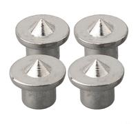 4pcs Wood Dowel Centre Points 6/8/10/12mm Timber Marker Pins Compatible with Compatible with for Accurate Hole and Tenon Alignment, Steel(solid 8mm)