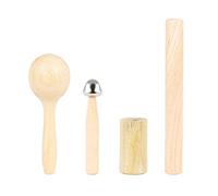 4Pcs Wood Percussion Instruments Preschool Educational Learning Set Christmas Birthday Sets For Childrens
