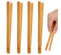 4pcs Wooden Tweezers Educational Tongs for Fine Motor Skills Development Safe Material for Toddlers Montessori Toys for Concentration and Grip Skills