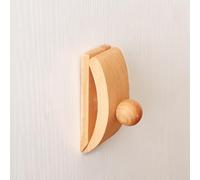 4pcs Wooden Wall Clips, Wood Display Hangers, for Tapestries, Quilts and Rugs, Beech, for Home Decor
