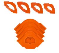 4pcs Woodworking Positioning Radius Jigs Locator Set for Fast and Accurate Rounded Corner and Edges Trimming Router Templates Set