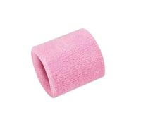 4Pcs Wrist Sweatband Volleyball Wrist Brace Fitness Tennis Sport Wristband Gym Support Sweat Band Towel Bracelet Protector For Men And Women(Pink,8 X 10 cm)