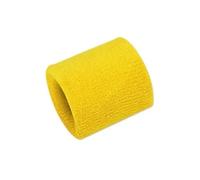 4Pcs Wrist Sweatband Volleyball Wrist Brace Fitness Tennis Sport Wristband Gym Support Sweat Band Towel Bracelet Protector For Men And Women(Yellow,8 X 15 cm)