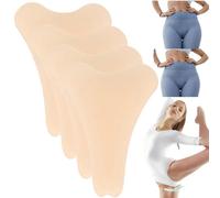 4Pcs Y Shape Camel Toe Concealer,Anti Camel Toe Cover,Seamless Camel To/e Concealer,Invisible Silicone Pad Guard for Women,Reusable Silicone Soft Pad,Private Pad Underwear Hider,Ca/mel Toe Underwear