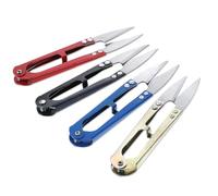 4Pcs Yarn Thread Cutter 4.3 Inch Sewing Scissors Bonsai Pruning Clipper Small Snip Trimming Nipper Mini Thread Scissor Handheld Embroidery Clippers for DIY Knitting Supplies Garden Plant