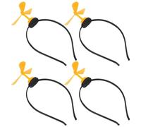 4pcs Yellow Propeller Headband Plastic Costume Hair Accessory