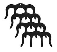 4Pcs Yootones Metal Music Book Clips Page Holder Sheet Music Page Holders for Sheet Music Stands, Pianos, Book Page(Black)