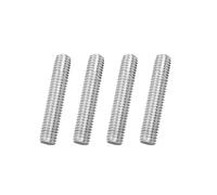 4PCS Youzzei M8 x 30mm Fully Threaded Rod, Upgraded 304 Stainless Steel Right Hand Threaded Bar, M8 Thread Bar Studs for Furniture Machinery Assembly