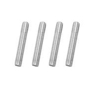 4PCS Youzzei M8 x 50mm Fully Threaded Rod, Upgraded 304 Stainless Steel Right Hand Threaded Bar, M8 Thread Bar Studs for Furniture Machinery Assembly