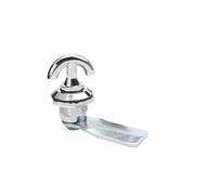 4PCS Zinc Alloy Rotary Cylindrical Locks for Cabinet Boxes Head Wing Knob Cam Lock Airfoil Handle(4sets-Normal-HO)