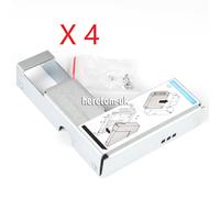 4pcsNew 9W8C4 Y004G 3.5"-2.5" Adapter for Dell F238F 09W8C4 SAS SATA Tray