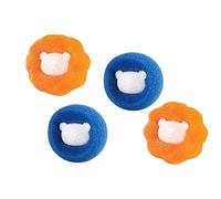 4pcsPet Hair Remover for Washing Machine Balls, Pet Hair Collector, Lint Remover Balls, Hair Lint Remover Reusable - Pet Fur Laundry Catcher for Laundry Bedding Clothes
