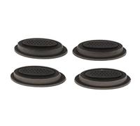 4Piece Plastic Luggage Feet Pad Stud Door Stop Spike Floor Protector | Plastic,4 pieces,S Style,5.8x2.1x1.8cm,for luggage,chair,desk,table legs,door stops,speaker stands,tent base