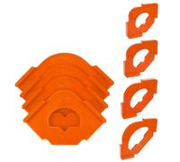4Piece Radius Jigs Router Templates Set for Woodworking with Quick Rounded Corner and Edges Alignment Positioning Tools Router Templates Set