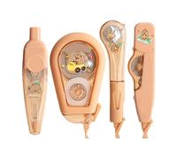 4Piece Retractable Whiteouts Tape Set with Ergonomic Clicks Mechanism MessFree Writing Tool for Students Professional Quick Dry Correction Tape Set