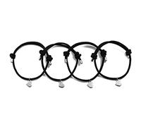 4Pieces Attract Magnet Couple for Women Men Heart Pendant Love Pattern Matching Jewelry Set