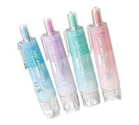 4Pieces Correction Tape Roller 6mx5mm for Crafting Card Making Scrapbooking Refillable White Total 24m Large Capacity