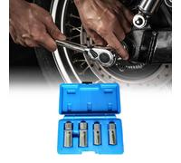 4Pieces Corrosions Resistant Bolt Extractors Set Quick Installation Tool for Stubborn Screws and Nut High Strength Steel Extractors