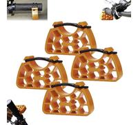 4pieces Handlebar Protector For Bikes, Brake Handle Support For Upside Down Placement, Brake Lever Support Stand For Maintenance, Biking Accessories For Mountain/electric Bicycles