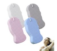 4pieces Magic Exfoliatings Sponge, Skin Exfoliatings Shower Sponge, Double Sided Soft Bath Sponges, 3D Body Shower Scrubber Sponges, Reusable Dead Skin Remover for Adults Kids