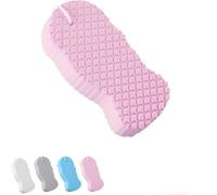 4pieces Magic Exfoliatings Sponge, Skin Exfoliatings Shower Sponge, Double Sided Soft Bath Sponges, 3D Body Shower Scrubber Sponges, Reusable Dead Skin Remover for Adults Kids