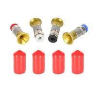 4Pieces Metal Pneumatic Connectors Set for Printer Parts Enhances Durability and Leak Proof Filaments Tube Attachment Filaments Dryer Box Connectors Kit