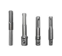 4Pieces Multifunctional Plus Bit Adapter Set Impacted Socket Adaptor for Drill and Handheld Driver Screws Nut