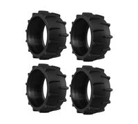 4Pieces Nonslip Drive Wear Resistant Lawns Robot Wheel For Mowers 100x40mm Weatherproof Rubber Design Wear Resistant Pulley Set