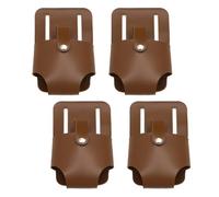 4Pieces / Pack PU Leather Tool Pouches Tape Measure Holder Belt Organizers Secure Design Waterproof for Skilled Workers Belt Holder