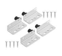 4Pieces Practical Sturdy Stainless Steel/Iron Pivoting Angles Connectors for Outdoor Structures and Cabinets Use Outdoor Structure Fasteners