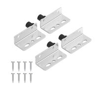 4Pieces Practical Sturdy Stainless Steel/Iron Pivoting Angles Connectors for Outdoor Structures and Cabinets Use Rotating Metal Connectors