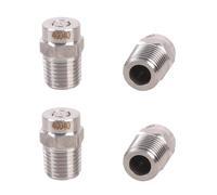 4Pieces Quick Install Sprayed Nozzles for Multiple Cleaning Equipment Including Sweepers Crafted from Corrosions Resistant Steel Sanitation Vehicle Nozzle