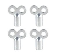 4Pieces Radiator Bleeder Ventilation Tool for Effective Air Venting & Heating in HVAC Plumbing Square Socket