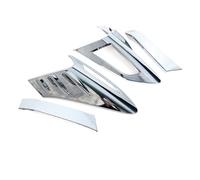 4Pieces Rear Back Lamp Tail Light Cover Trim Frame Protector Sticker For Toyota For CHR 2016 2017 2018 Universal Interior Accessories(Silver)