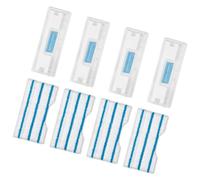 4Pieces Replacement Mops Pad Scrubbing Stripes and Absorbent Fiber Texture Suitable for Cleaning on Various Floors Replacement Pads