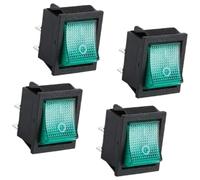 4Pieces Rockers Switches Designs For Multipurpose Circuit Connection With Bright LED Indicators Light Home Accessory Automotive Modification Switches