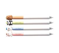 4Pieces Rotating Gel Pen Twist Action Erasable Gel Inks Pen 0.5MM Point Smooth to Write for Note Taking Journaling Erasable