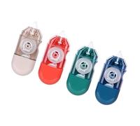 4Pieces White Out Correction Tape Total 24m for School and Supplies 6mx5mm Tapes Roller for Notebook Portable Tape