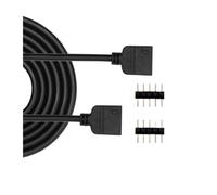 4Pin 5Pin DC12V Extension Power Cable Black 0.3m 1m 2m 3m 5m 10m RGB RGBW LED Connector Wire For 2835 5050 Led Strip Light(5Pin RGBW Black,10m)
