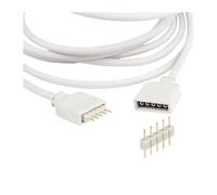 4Pin 5Pin DC12V Extension Power Cable Black 0.3m 1m 2m 3m 5m 10m RGB RGBW LED Connector Wire For 2835 5050 Led Strip Light(5Pin RGBW White,5m)