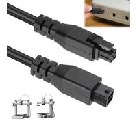 4Pin AMS Lite Extension Cable for Bambu Lab A1/A1 Mini 3D Printer, 1M/39.3inch 22AWG Copper Jumper Extension Cord with Magnetic Ring Filter (Not Compatible with X1/P1 Series) Black