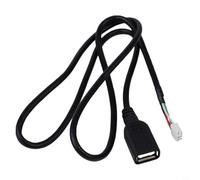 4Pin Connector USB Extension Cable Adapter for Car Radio Stereo, Compatible with Multiple Vehicle Models for Stable Connection