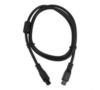 4Pin Extension Cable 1m Black for Lite Compatible with For Bambu Lab A1 and A1 Mini 3D Printers, 22AWG Copper Core with 5.1mm Diameter, Anti-Magnetic For Ring for