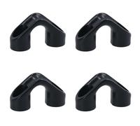 4pk 12mm Bridge Fairlead Bullseye Sheet Eye Tie Down Hook Strap Boat Rope Line
