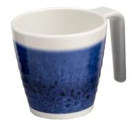 Flamefield Azure Stacking Mug Set 4 pk Premium Melamine (Plastic)