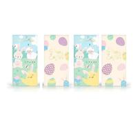 4Pk Easter Money Wallets with Envelopes, Triple Fold Money Gift Card Holder, Ideal for Sending Money At Easter Designer Invitation, Size -17cm