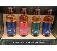 4pk Festive Syrup Collection An For The Coffee Lover's - The For The Coffee Lover In Your Life! - Includes: 1 X Vanilla, 1 X Amaretto, 1 X Hazelnut, 1 X Caramel