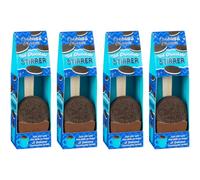 4Pk - Hot Chocolate Single Stirrer - Delicious Treat Chocolatey Drink - Great Chocolatey Stocking Filler For Loved Ones - Perfect For Warming Up On A Christmas Evening (Orreo's)