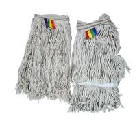 4pk Kentucky Mop Head Replacement Only 16oz / 425gm Twine Cotton Jumbo Large Mop Thick Absorbent Yarn For Everyday Commercial for Heavy Duty Industrial Use (4pk Mop Replacement Only)