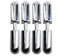 4pk Lift Off Chrome Knuckle Hinge Concealed Fixing 16x76mm Heavy Duty